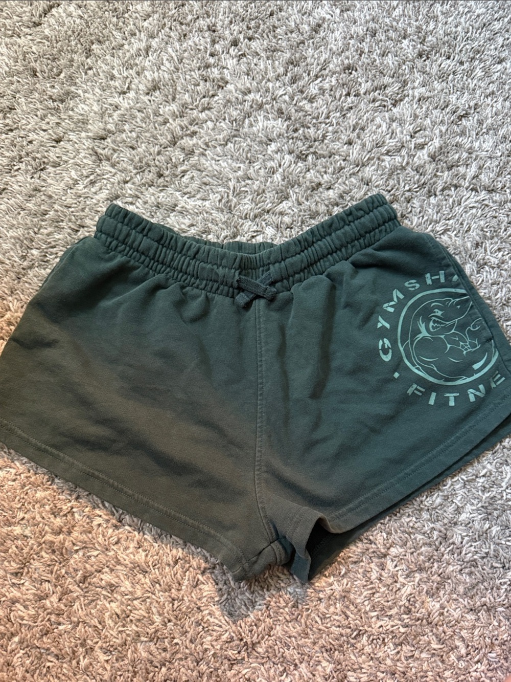 Gymshark Dark Green Women's Athletic Shorts